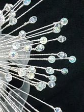 Load image into Gallery viewer, Crystal wire bouquet Wedding bridal flowers sparkle bling bouquet alternative wedding flowers unique by Crystal wedding uk