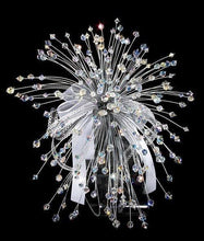 Load image into Gallery viewer, Crystal wire bouquet Wedding bridal flowers sparkle bling bouquet alternative wedding flowers unique by Crystal wedding uk