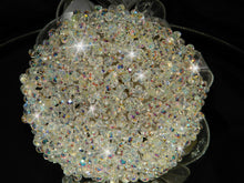 Load image into Gallery viewer, Crystal bead Bouquet, Bridal wedding flowers, brides bouquet bling sparkle alternative flowers by Crystal wedding uk