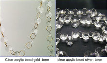 Load image into Gallery viewer, Wedding cake stand, Tiered style, acrylic faux crystal chandelier cake stand+ LED by Crystal wedding uk