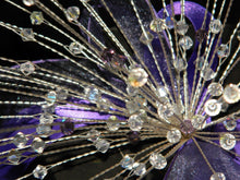 Load image into Gallery viewer, Crystal Bouquet , Bridesmaidsize , 6x10", wedding wire bouquet 'Fountain fall' by Crystal wedding uk