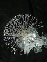 Load image into Gallery viewer, Crystal wire bouquet, beaded bouquet, Wedding bridal flowers, Rose gold,blush, silver, gold, Alternative unique wedding flowers.