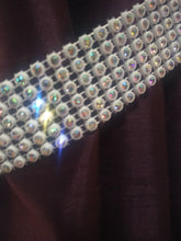 Load image into Gallery viewer, Curtain tie backs, Pair (x2) Of Diamante RHINESTONE Crystals, hold Backs for Curtains & Voiles by Crystal wedding uk