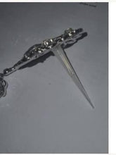 Load image into Gallery viewer, Cake brooch, Droplet style crystal rhinestone cake decoration by Crystal wedding uk