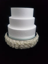 Load image into Gallery viewer, Rose cake stand with mirror top by Crystal wedding uk