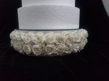 Load image into Gallery viewer, Rose cake stand with mirror top by Crystal wedding uk