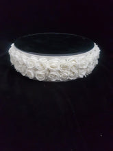 Load image into Gallery viewer, Rose cake stand with mirror top by Crystal wedding uk