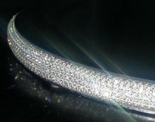 Load image into Gallery viewer, Glass crystal Diamante Rhinestone cake stand platform plate round or square all sizes by Crystal wedding uk