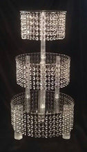 Load image into Gallery viewer, Crystal Cake Stand, 3 Tier WEDDING CAKE STAND by Crystal wedding uk