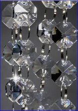 Load image into Gallery viewer, GLASS Crystal Garland 1 metre , Centerpiece Decoration Wedding Reception decor REAL crystal beads, gold or clear, by Crystal wedding uk