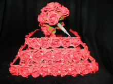 Load image into Gallery viewer, Rose tier cake dividers, Rose wedding cake decorations