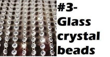 Load image into Gallery viewer, 6pcs Acrylic table centerpiece, + LED lights, Hanging Chandelier stand, Wedding Table , Aisle Event Decoration by Crystal wedding uk