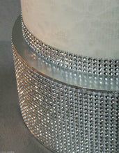 Load image into Gallery viewer, Rhinestone cake stand, real crystal stones by Crystal wedding uk