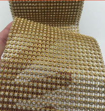 Load image into Gallery viewer, Rhinestone cake stand, real crystal stones by Crystal wedding uk