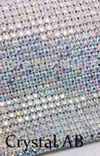 Load image into Gallery viewer, Crystal cake stand , Glass crystal swag drop + LED by Crystal wedding uk