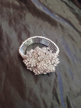 Load image into Gallery viewer, Vintage inspired crystal flower wrist corsage by Crystal wedding uk
