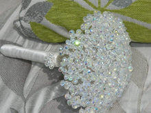 Load image into Gallery viewer, Crystal bouquet, Brides wire bead jewel bouquet. rose gold. silver or Gold by Crystal wedding uk