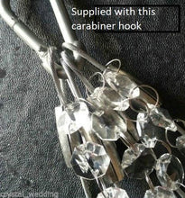 Load image into Gallery viewer, Cake Swing, Crystal Chandelier suspended cake platform. PREMIUM Glass crystal Heavy duty by Crystal wedding uk