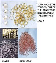 Load image into Gallery viewer, Cake stand Chandelier drape design with lights - for WEDDING CAKE many sizes by Crystal wedding uk