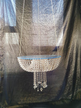 Load image into Gallery viewer, Suspended cake platform, cake Swing ,clear acrylic cake chandelier cake plate. by Crystal wedding uk