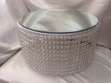 Load image into Gallery viewer, Crystal cake stand Faux Crystal, chandelier style cake holder. by Crystal wedding uk