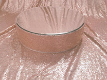 Load image into Gallery viewer, Rose gold SEQUIN blush cake stand by Crystal wedding uk