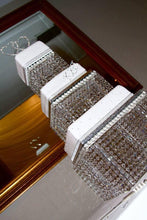 Load image into Gallery viewer, Real crystal Wedding cake stand set of 3 to 6 tiers - OTHER SIZES AVAILABLE by Crystal wedding uk