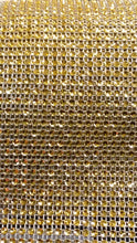 Load image into Gallery viewer, Diamante ribbon, Crystal effect cake trim, diamond mesh, bling mesh 1 METER cake trim. by Crystal wedding uk