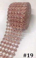 Load image into Gallery viewer, Pair (x2) Of Diamante flower Effect Crystal tie backs / hold Backs for Curtains & Voiles by Crystal wedding uk