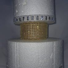 Load image into Gallery viewer, Rhinestone cake separators, cake dividers, round or square by Crystal wedding uk
