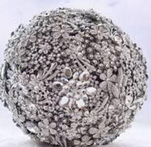 Load image into Gallery viewer, Brooch sphere Cake topper / Separator by Crystal wedding uk