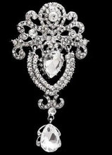 Load image into Gallery viewer, Crystal cake brooch,ROSE GOLD cake decoration, rhinestone cake jewellery, many designs to choose- by Crystal wedding uk