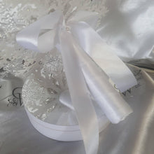 Load image into Gallery viewer, Snowflake bouquet for a Winter wedding for bridesmaid small.6" by Crystal wedding uk