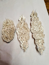 Load image into Gallery viewer, Cake brooch set of 3 , crystal rhinestone & pearl cake decoration - Silver or Gold by Crystal wedding uk