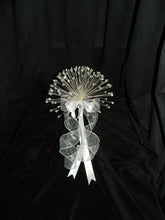 Load image into Gallery viewer, Crystal wire bouquet, beaded bouquet, Wedding bridal flowers, Rose gold,blush, silver, gold, Alternative unique wedding flowers.