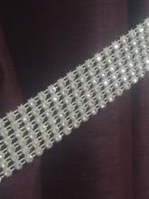 Load image into Gallery viewer, Curtain tie backs, Pair (x2) Of Diamante RHINESTONE Crystals, hold Backs for Curtains & Voiles by Crystal wedding uk