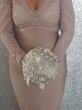 Load image into Gallery viewer, Brooch bouquet, Jewel crystal wedding bouquet. by Crystal wedding uk