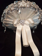 Load image into Gallery viewer, Brooch bouquet, Jewel crystal wedding bouquet. by Crystal wedding uk