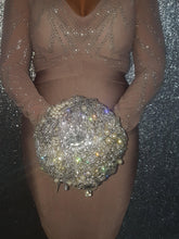 Load image into Gallery viewer, Brooch bouquet, Jewel crystal wedding bouquet. by Crystal wedding uk