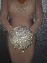 Load image into Gallery viewer, Brooch bouquet, Jewel crystal wedding bouquet. by Crystal wedding uk