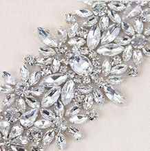 Load image into Gallery viewer, Cake jewelery, Cake brooch , crystal rhinestone cake decoration - Silver, Gold or Rose gold, FA-336 by Crystal wedding uk