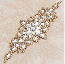 Load image into Gallery viewer, Cake brooch, crystal rhinestone cake decoration - Silver, Gold or Rose gold by Crystal wedding uk