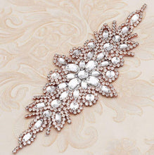 Load image into Gallery viewer, Cake brooch, crystal rhinestone cake decoration - Silver, Gold or Rose gold by Crystal wedding uk