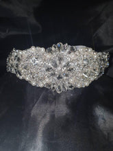 Load image into Gallery viewer, Rhinestone 1920s Headpiece, Flapper headpiece, 1930's, Flapper headband, The Great Gatsby, Rhinestone crystal flapper headpiece headband