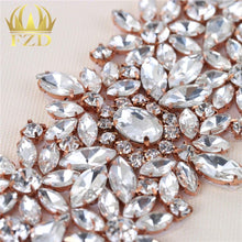 Load image into Gallery viewer, Cake brooch, crystal rhinestone cake decoration - Silver, Gold or Rose gold, FA-336 by Crystal wedding uk