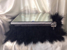 Load image into Gallery viewer, Feather cake stand, Great Gatsby, 1920's wedding. by Crystal wedding ukw