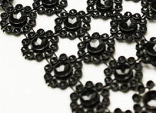 Load image into Gallery viewer, Diamante & flower design Cake Trim 1 metre by Crystal wedding uk