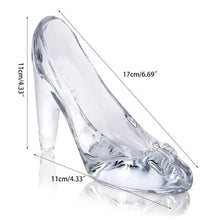 Load image into Gallery viewer, Wedding cake stand, Glass slipper, magial red rose, princess tiara styles by Crystal wedding uk