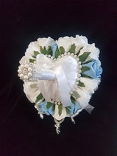 Load image into Gallery viewer, Heart shape brooch bouquet wedding flowers by Crystal wedding uk