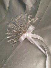 Load image into Gallery viewer, Crystal wire bouquet posy style, Wedding bridal flowers by Crystal wedding uk